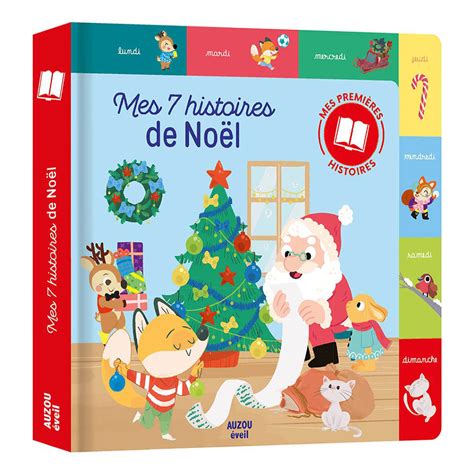 Livre Cartonné Tout Petits Mes 7 Histoires De Noël Auzou Editions