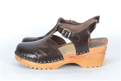 Swedish Clog Sandal Nelly Clogs In Brown Troentorp Clogs Sweden