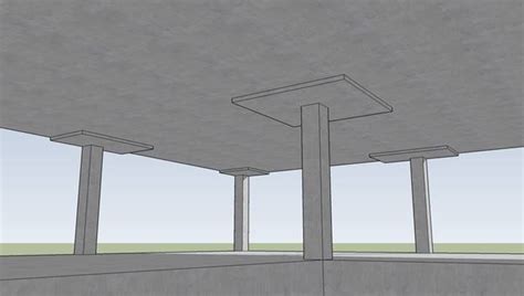 Two way concrete slab floor with drop panels design detailing. Two-Way-Concrete-Slab-Floor-With-Drop-Panels-Design-Detailing