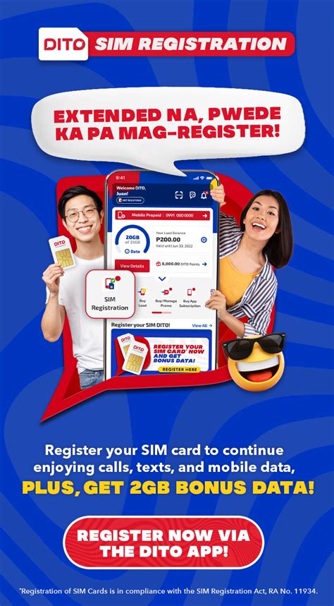 Sim Registration Dito Telecommunity