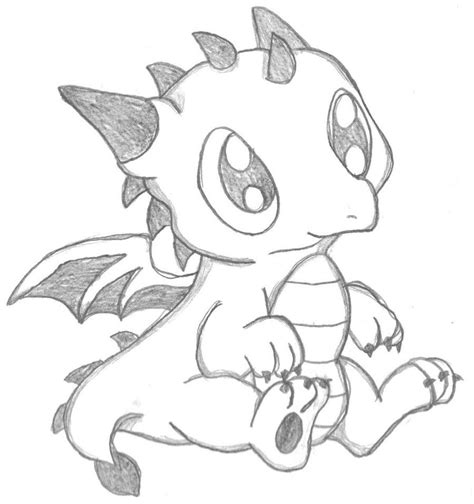 Chibi Dragon Cute Dragon Drawing Easy Dragon Drawings Dragon Sketch
