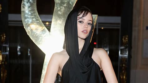 jenna ortega is on board with the haute hoodie gown za