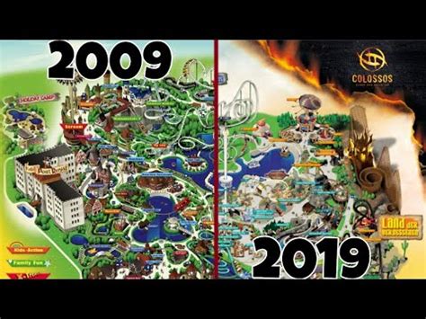 Northern germany's largest amusement park for the perfect getaway. Der "Heide Park Plan" : Evolution (2009 - 2019) - YouTube
