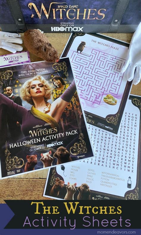 The witches the grand high witch has a simple but fiendishly clever plan to rid england of its children: Roald Dahl's The Witches Activity Sheets {+Giveaway ...