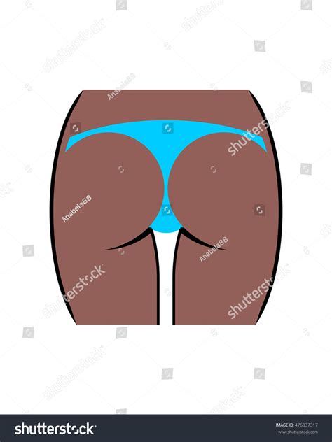 Perfect Sexy Buttock Woman Bikini Stock Vector Royalty Free Shutterstock