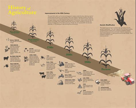 History Of Agriculture Infographic On Behance