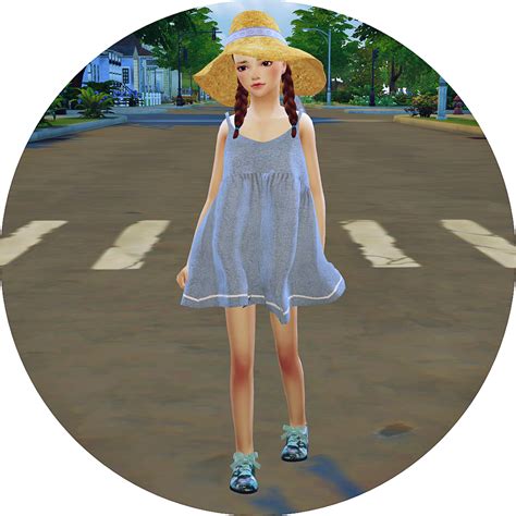 Proper Sims Sims4 Marigold Childloose Fit Mari Dresshere