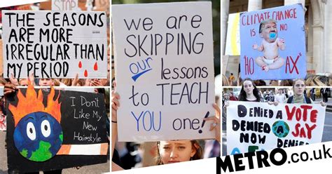Global Climate Strike Best Signs From Protests Around The World