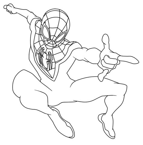 Desenhos De Homem Aranha Miles Morales Para Colorir E Imprimir ColorirOnline Com