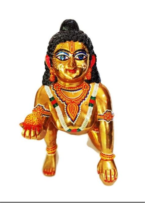 Yellow Laddu Gopal Statue At Rs 800 In Mathura Id 23662734233