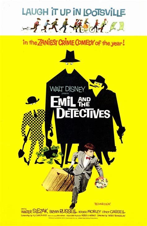 Emil And The Detectives 1964 Dvd Disney Live Action Films Disney