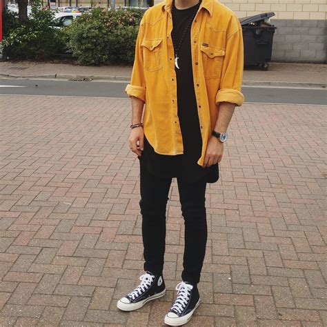 Yellow Shirt Men Outfit Liverugbyfoxnetwork