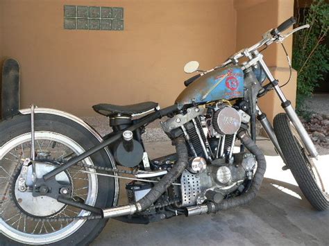 Harley Davidson Custom Sportster Xlh Bobber Rat Rod Rat Bike 1000cc