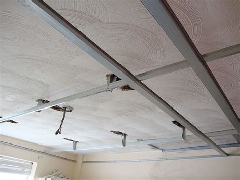 Before you start fixing sheets of material, you should build a frame for the future structure. Suspended / Replacement Ceilings