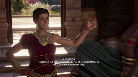 Assassin S Creed Odyssey Monger Down Talk To Anthousa Choose