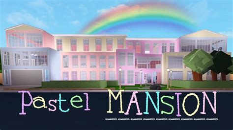 Bloxburg Pastel Mansion 200k Roblox Youtube
