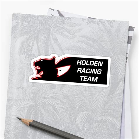 Holden Racing Team Vintage Alternate White Sticker By Darkmonohue