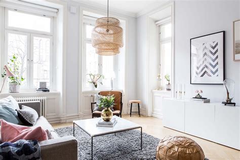 Bright And Airy Two Bedroom Scandinavian Apartment Interior