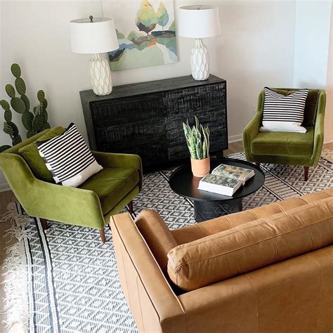 Matrix Yarrow Gold Chair Green Couch Living Room Velvet Sofa Living
