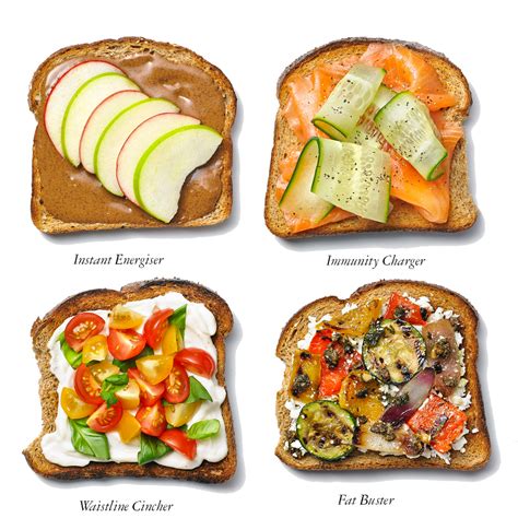 Low Calorie Toast Toppings Captions Pages