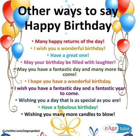 Other Ways To Say Happy Birthday Other Ways To Say Happy Birthday