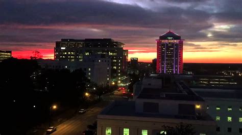 Time Lapse Video Of Sunset Downtown Montgomery Alabama Youtube