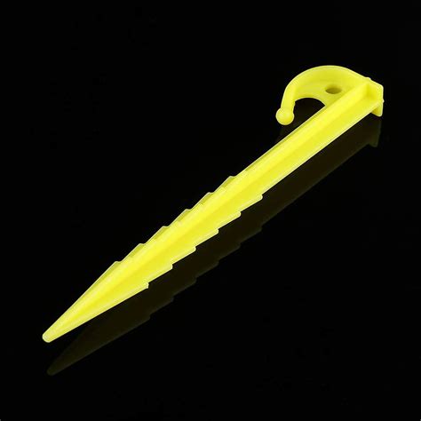 Plastic Tent Hook Stakes 20 Pcs Camping Tents Accessories For Ground Support And Plant Hoop