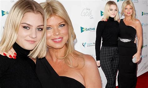 Donna Derrico Brings Her Daughter Frankie To The La Premiere Of Only God Can Daily Mail Online
