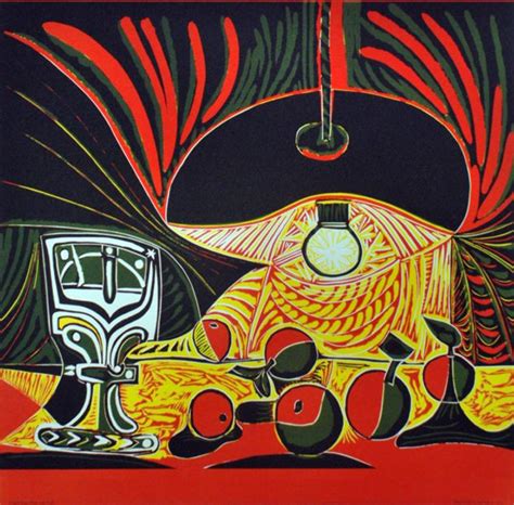 Pablo Picasso Exhibition Poster Still Life By Pablo Picasso