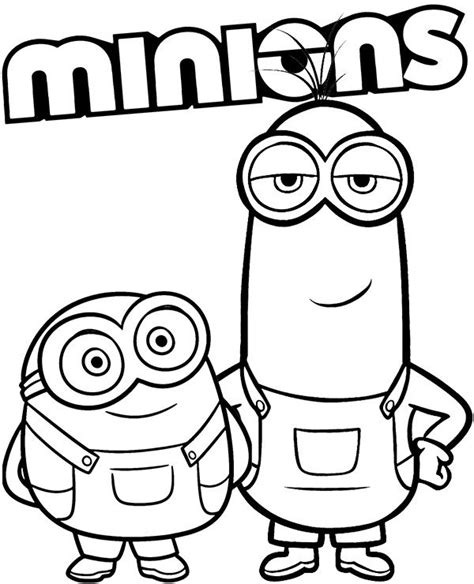 Free Easy To Print Minions Coloring Pages Artofit