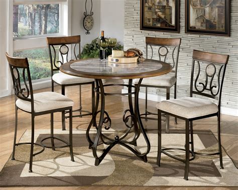 Hopstand Round Counter Height Dining Room Set D314 13t B Ashley Furniture