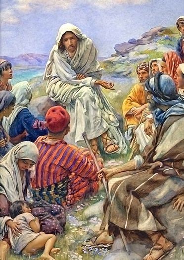 Come Unto Me By Harold Copping Jesus Painting Bible Pictures