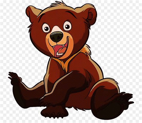 Kartun Beruang Coklat Beruang Gambar Png