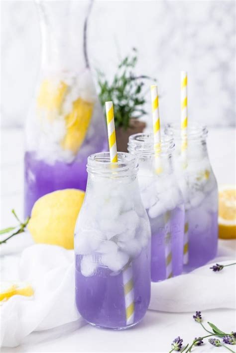 Sparkling Lavender Lemonade Recipe Lavender Lemonade Lavender Drink Lavender Recipes