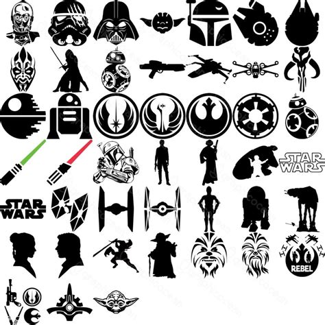 Where To Find Free Star Wars SVGS & Project Ideas
