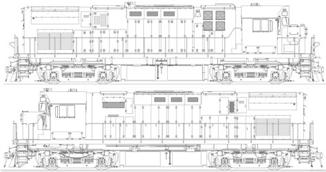 Train Mlw C 424 1965 Drawings Dimensions Figures Download Drawings Blueprints Autocad