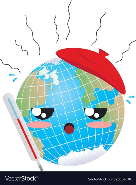 Global Warming Concept Royalty Free Vector Image
