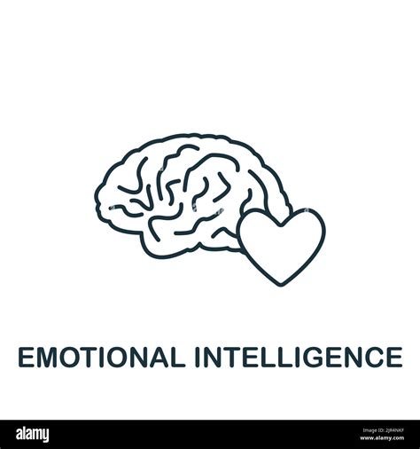 Emotional Intelligence Icon Line Simple Personality Icon For Templates