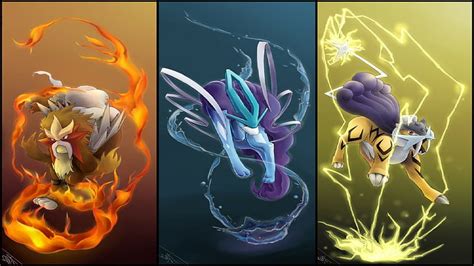 Legendary Dog Pokemon Wallpaper