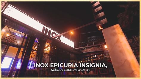 INOX Insignia @ Epicuria - YouTube