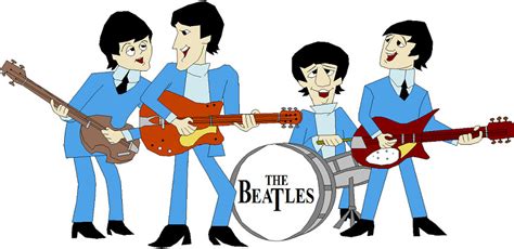 The Beatles Cartoon Style By Batman316 On Deviantart