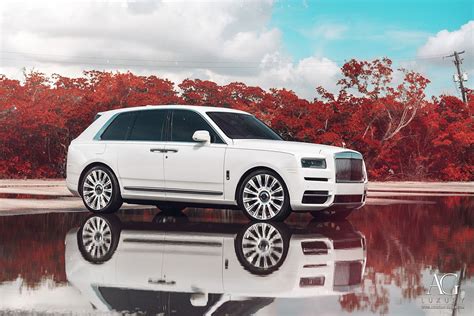 Rolls Royce Cullinan White Ag Luxury Agl48 Rr Wheel Front