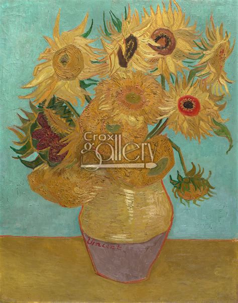 Sunflowers Painted In 1888 1889 By Vincent Van Gogh