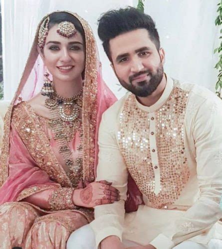 Sara Khan Wedding Pics Pakistani Actress Walima Age Channelkorea