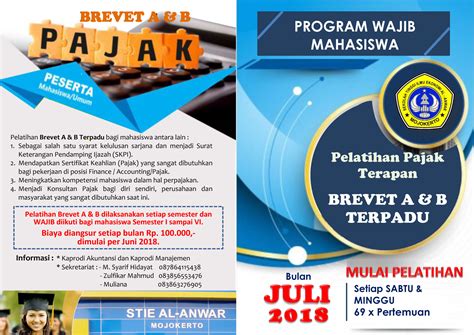 Brosur Pelatihan Stie Al Anwar