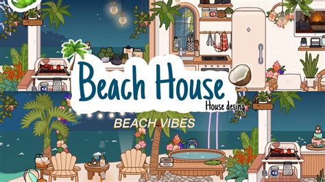 🌴romantic Beach House Makeover 🏝 House Desing Toca Boca 🌊tocalifeworld