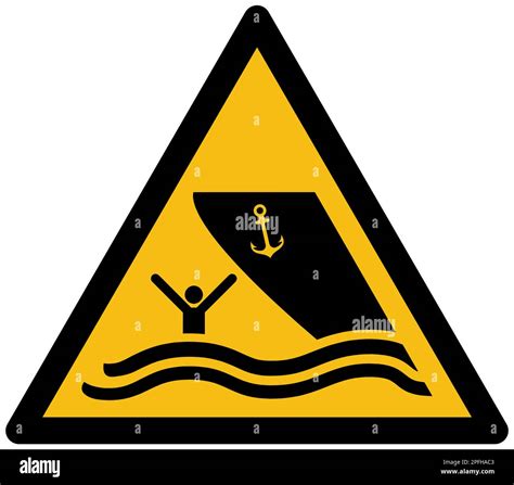 Iso 7010 Boating Area Sign Stock Photo Alamy