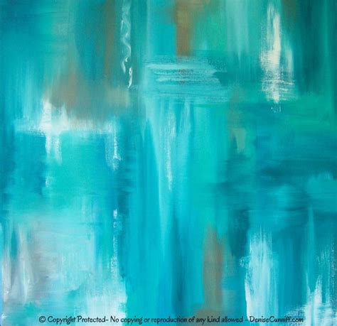 Teal Abstract Art Teal Home Decor Blue Abstract Art