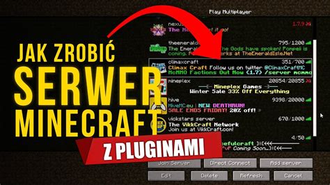 Jak Stworzyć Serwer Minecraft Na Pluginach 1144 1122 1132 I Inne