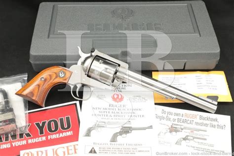 Ruger New Model Super Blackhawk 00460 45 Colt Stainless Revolver Mfd